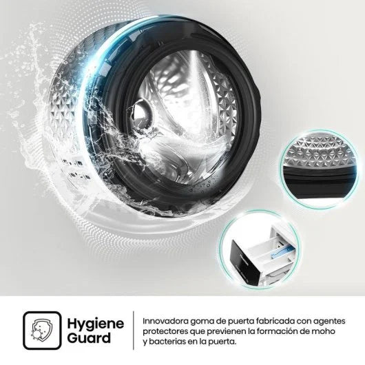Lavadora Hisense WF3S1043BW1 Carga Frontal 10 kg 1400 rpm Clase A Blanca WiFi