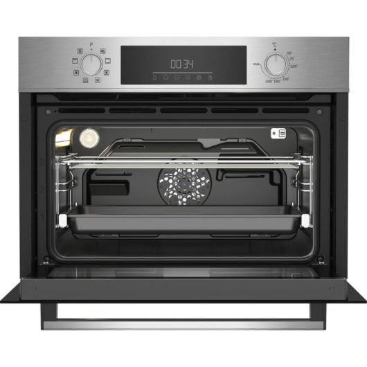 Horno Compacto Beko BBCM12300X 48L 45cm Hidrolítico A con Grill Inox