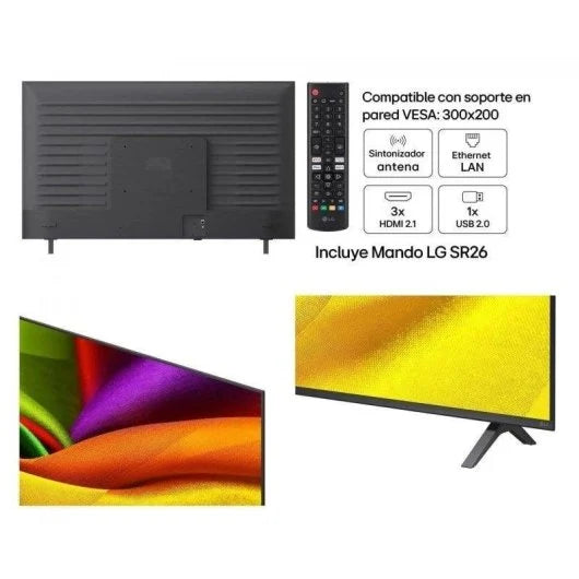 TV LG NANO 4K UHD AI 85NU8E0B3LA 85 4K UHD 60Hz Smart TV WebOS HDR10