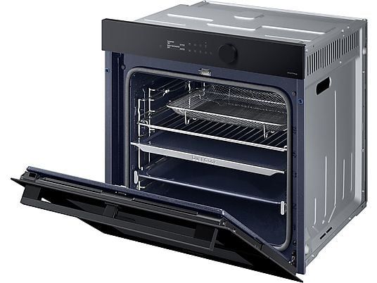 Horno de vapor - Samsung NV7B5750TDKU1, Multifunción, Pirolítico, Air Fry, 76l, 59.5 cm, Dual Cook Flex, WiFi, Negro