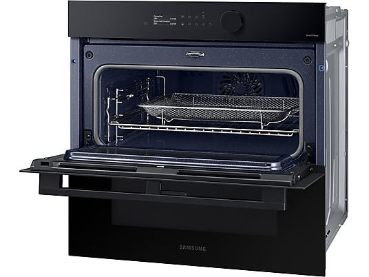 Horno de vapor - Samsung NV7B5750TDKU1, Multifunción, Pirolítico, Air Fry, 76l, 59.5 cm, Dual Cook Flex, WiFi, Negro