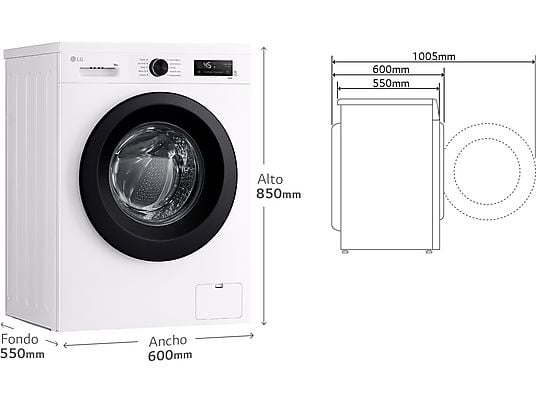 Lavadora LG F4X1009NWK