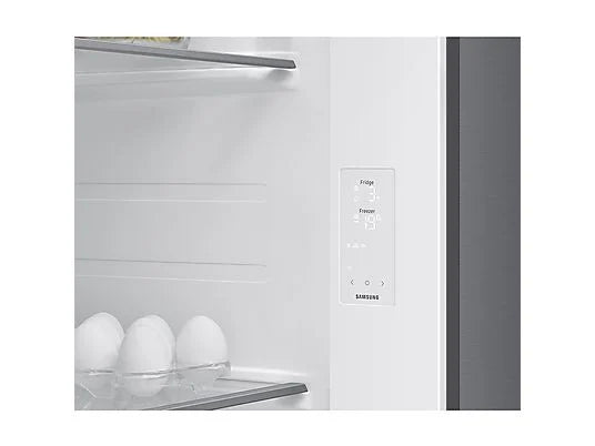 Frigorífico americano - Samsung Bespoke AI RS70F64KETEF, All Around Cooling, No Frost, 178.4 cm, 640 l, Dispensador agua y hielo, Inox