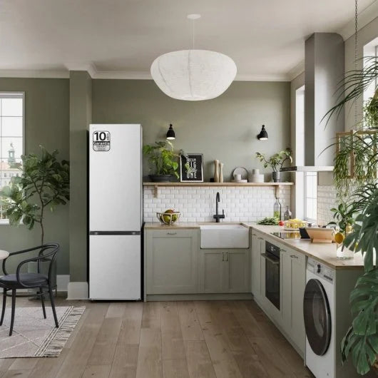 LG Serie 700 Fridge Freezer Combi A 387L - NatureFRESH Linear Cooling