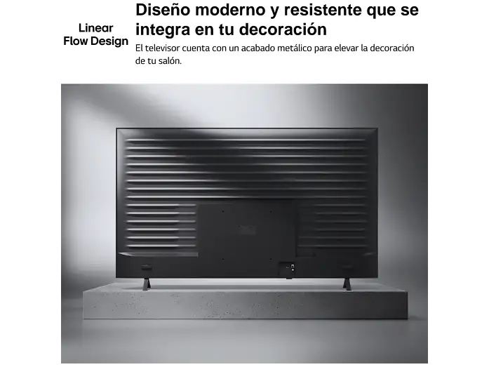 TV QNED Mini LED 43 - LG 43QNED72B6B, UHD 4K, Procesador Inteligente α7 AI Processor 4K Gen9, Smart TV, DVB-T2 (H.265), Negro