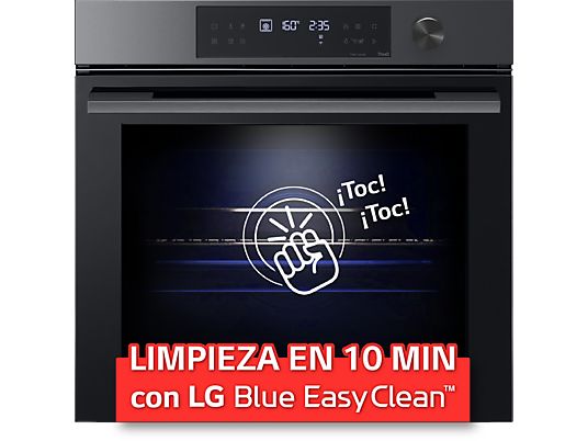 Horno - LG WS7D7631WB, Multifunción, Pirolítico, Sistema de limpieza Blue EasyClean™, 76 L, 59.2 cm, ThinQ™, Acero negro mate