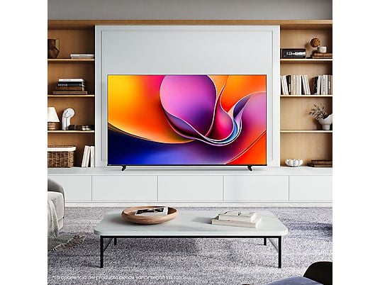 TV LED 85 - Hisense 85A6Q, UHD 4K, Quad CoreMT9603, IA 4K Upscaler, Modo Juego Plus, Control por voz, Negro