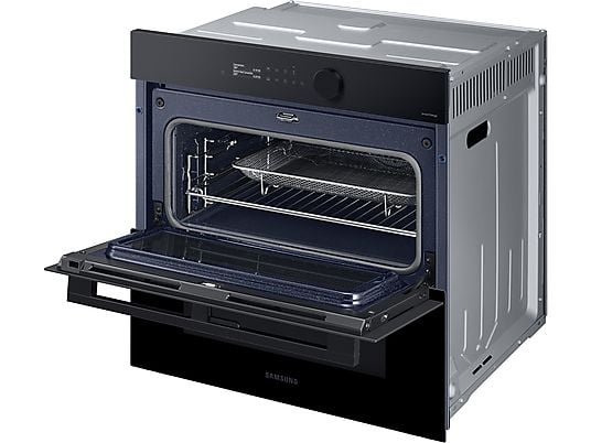 Horno de vapor - Samsung NV7B5750TDKU1, Multifunción, Pirolítico, Air Fry, 76l, 59.5 cm, Dual Cook Flex, WiFi, Negro