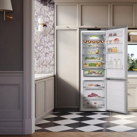 LG Serie 700 Fridge Freezer Combi A 387L - NatureFRESH Linear Cooling