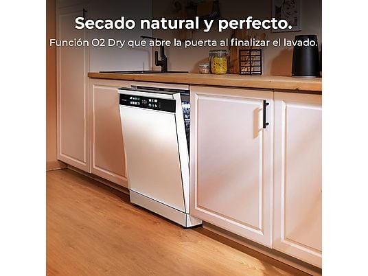 Lavavajillas - Cecotec Bolero Aguazero 6700 B, 15 cubiertos, 14 programas