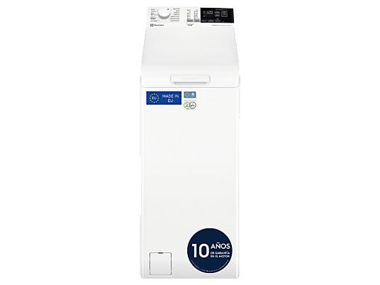 Lavadora carga superior - ELECTROLUX EN6T4722NF, 7 kg, 1200 rpm, 14 programas, SensiCare, Blanco