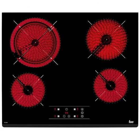 Teka TZ 6420 Placa Vitrocerámica 4 Zonas 60cm Negro