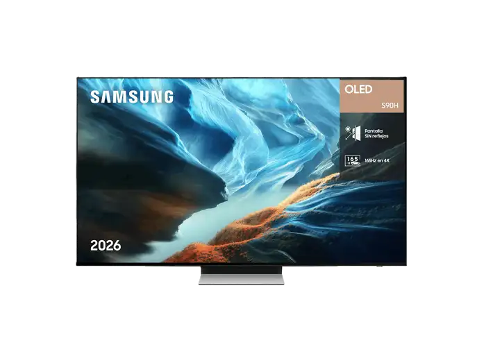 TV OLED 55 - Samsung TQ55S90HAEXXC, OLED 4K, NQ4 AI Gen3 Processor, Smart TV, Tecnología Sin Reflejos, Full AI, Negro