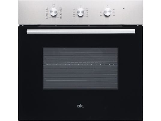 Horno - ok. OBO 311-1 A, Multifunción, Esmalte fácil de limpiar, 70 l , 63 cm, 9 programas + ECO, Inox