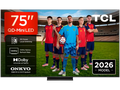 TV QD-Mini LED 75 - TCL 75C6K PRO, UHD 4K, TCL AiPQ Processor, Smart TV con Google TV, Dolby Vision-Atmos, Negro