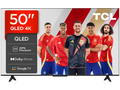 TV QLED 50 - TCL 50T69C, UHD 4K, Procesador AiPQ, Smart TV, DVB-T2, Negro