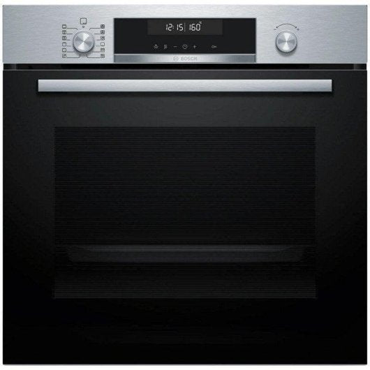 Horno Multifunción Bosch Serie 6 HBG578ES3 71L 60cm Pirolítico A+ Programas Automáticos Acero Inoxidable Negro