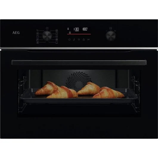Horno eléctrico AEG Series 5000 TA5PK401B 45L Negro con cocción a vapor y autolimpieza pirolítica