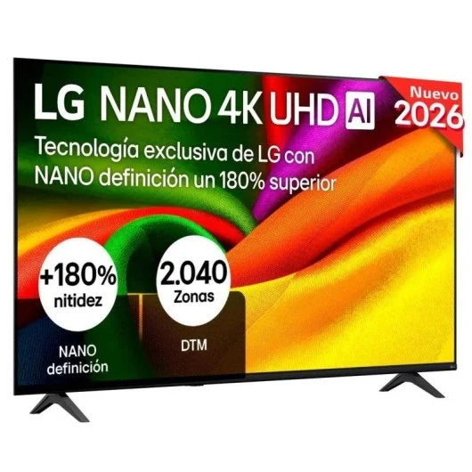 TV LG NANO 4K UHD AI 65NU8E0B3LA 65 4K UHD 60Hz Smart TV WebOS HDR10