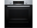 Horno - Bosch HBA514ES3, Serie 4, Multifunción, Limpieza por agua, 71 l, HotAir 3D, Mandos ocultables, 60 cm, inox