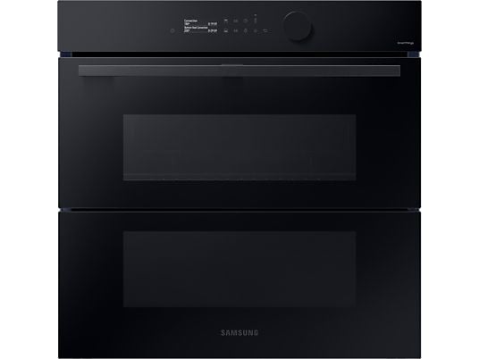 Horno de vapor - Samsung NV7B5750TDKU1, Multifunción, Pirolítico, Air Fry, 76l, 59.5 cm, Dual Cook Flex, WiFi, Negro