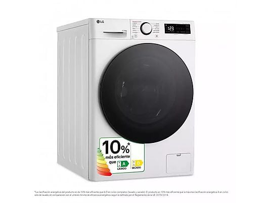 Lavadora secadora - LG AI Direct Drive Turbowash 360, 11 kg + 6 kg, Blanco