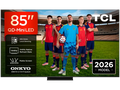 TV QD-Mini LED 85 - TCL 85C6K PRO, UHD 4K, TCL AiPQ Pro Processor (MT9653), Smart TV con Google TV, Dolby Vision-Atmos, Negro