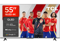 TV QLED 55 - TCL 55T69C, UHD 4K, Procesador AiPQ, Smart TV, DVB-T2, Negro