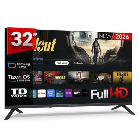 TV TD Systems LED M32FC22TIZEN 32 Full HD 60Hz Smart TV Tizen HDR Dolby Digital Plus