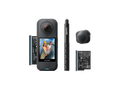 Cámara deportiva - Insta360 X4 Air Starter Kit, 8K 360, 88 min Autonomía, Ligera, Portátil, Negro