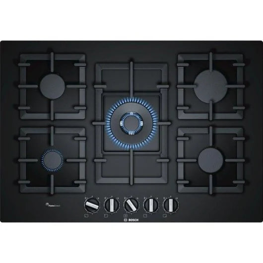 Bosch PPQ7A6B90 Placa de Gas 5 Zonas 75cm Negra