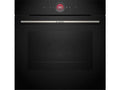 Horno compacto - Bosch HBG774KB1, Serie 8, Multifunción, Pirolítico, 71 l, 54.9 cm, Negro
