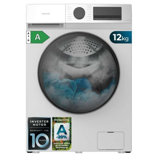 Cecotec Lavadora Carga Frontal 12kg Bolero Dresscode 12450 Inverter