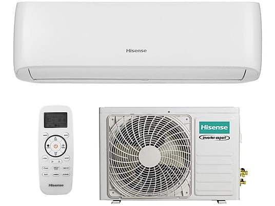 Split 1x1 - HISENSE Brissa CA25YR03, Función Inverter, Blanco