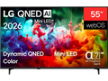 TV QNED Mini LED 55 - LG 55QNED72B6B.AEU, UHD 4K, Procesador Inteligente α7 AI Processor 4K Gen9, Smart TV, DVB-T2 (H.265), Negro