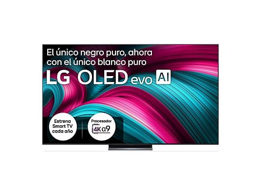 TV OLED 83 - LG OLED83C54LA, OLED 4K, Procesador Inteligente α9 AI Processor 4K Gen8, Smart TV, DVB-T2 (H.265), Negro