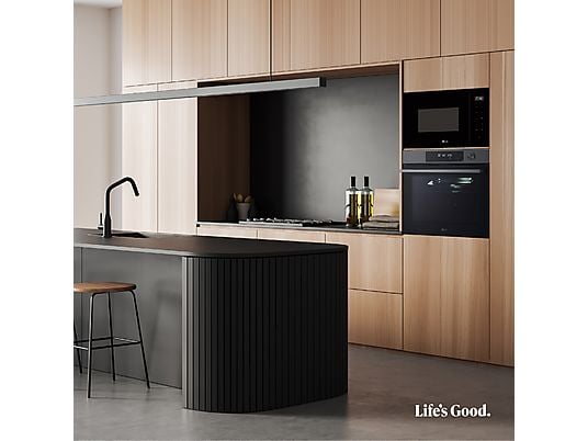 Horno - LG WS7D7631WB, Multifunción, Pirolítico, Sistema de limpieza Blue EasyClean™, 76 L, 59.2 cm, ThinQ™, Acero negro mate