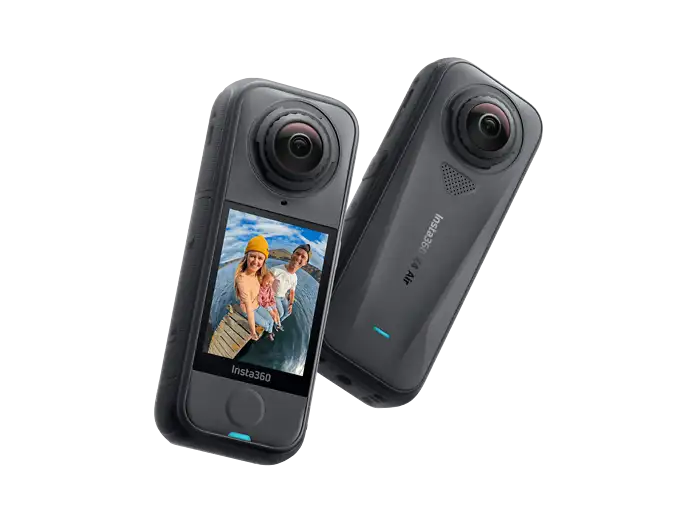 Cámara deportiva - Insta360 X4 Air Starter Kit, 8K 360, 88 min Autonomía, Ligera, Portátil, Negro