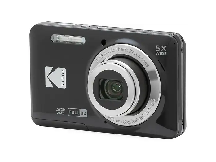 Cámara digital - KODAK FZ55-BK, 16,76 megapixel, Full HD 1080p, Negro