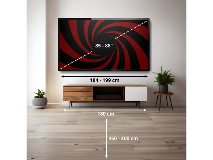 TV QD-Mini LED 85 - TCL 85C6K PRO, UHD 4K, TCL AiPQ Pro Processor (MT9653), Smart TV con Google TV, Dolby Vision-Atmos, Negro