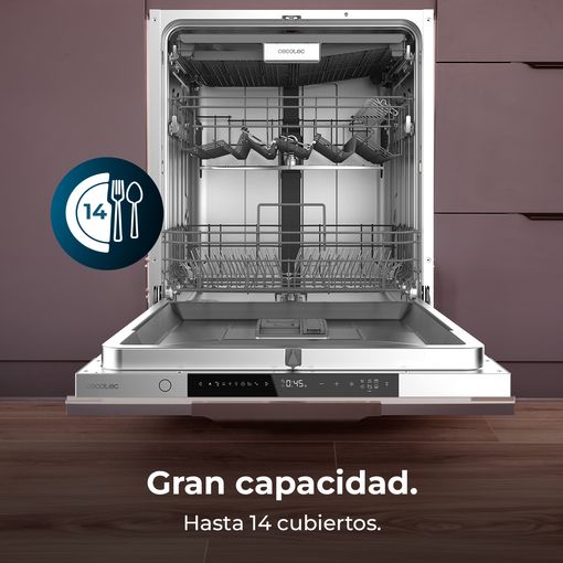 Cecotec Lavavajillas Integrable 60 Cm Bolero Aguazero 8001 Full Bi B