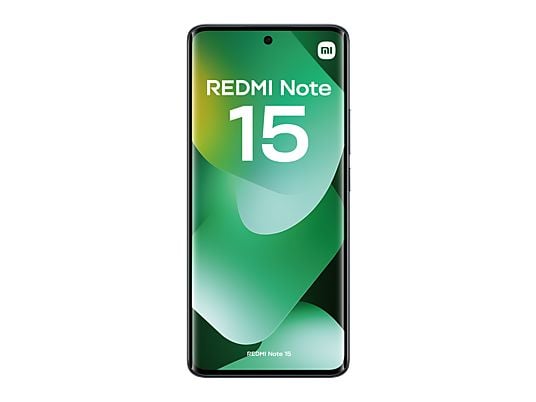 Móvil - Xiaomi Redmi Note 15, Negro, 128 GB, 6 GB RAM, 6.77 AMOLED FHD+, MediaTek Helio G100-Ultra, 6000 mAh