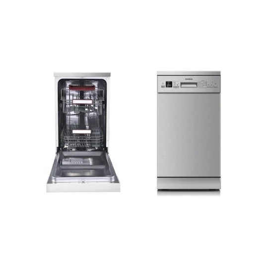 Lavavajillas Infiniton DIW-4513X 10 Servicios Clase E 45cm Inoxidable LED 7 Programas