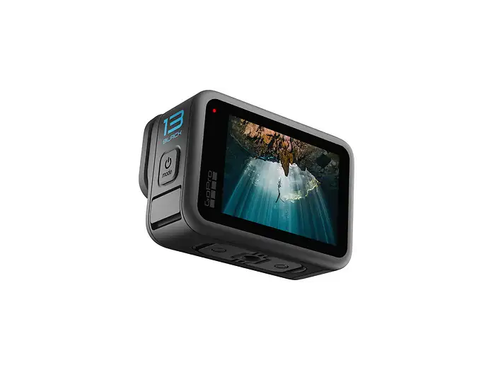 Cámara deportiva - GoPro Hero 13 Black, HyperSmooth 6.0, 5.3 K, 27 megapíxeles, Autonomía 2.5 h, HDR, Sumergible hasta 10m, Cámara lenta, Negro