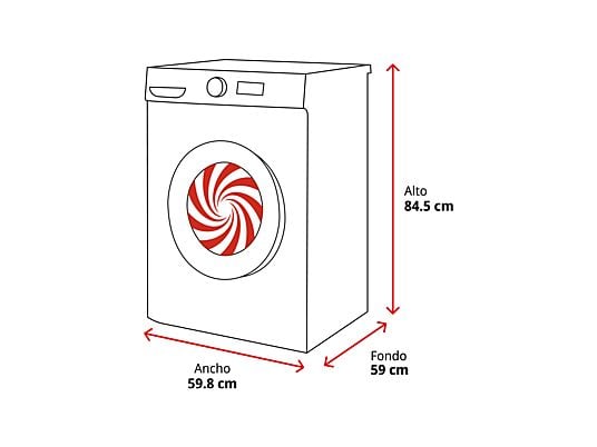 Lavadora carga frontal - Bosch WAN24200EP, serie 4, 9 kg, 1200 rpm, 15 programas