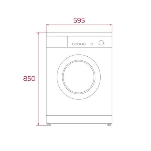 Lavadora Teka WMK 40740 7kg Carga Frontal 1200rpm A Blanca