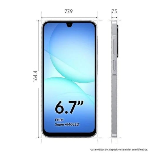 Samsung Galaxy A17 5G 8GB 256GB 6.7 Super AMOLED Móvil con IA Gris Versión Importada EU