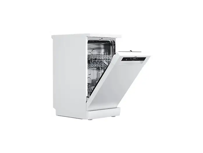 Lavavajillas - Teka DFS 24650, 9 servicios, 6 programas, 44.8 cm, Display LED, Programa Whisper, Blanco