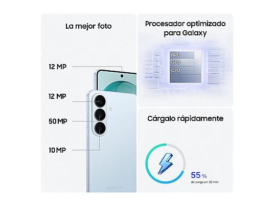 Móvil - Samsung Galaxy S26, Violeta, 256 GB, 12 GB RAM , 6.3 FHD+, Exynos 2600, 4300 mAh, Android 16