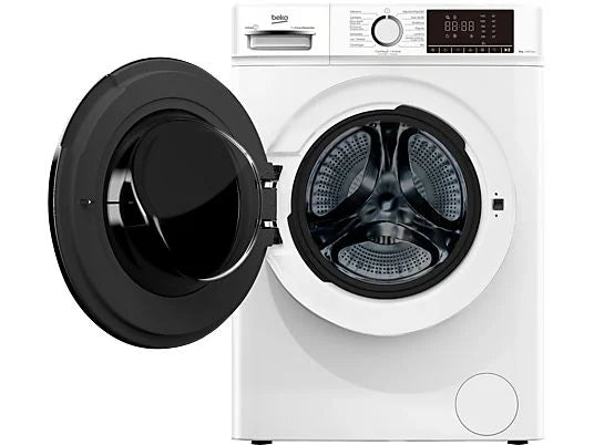Lavadora carga frontal - BEKO B1XW752WSPT, 7 kg, 1200 rpm, 15 Programas, SteamCure™, DrumClean, Motor ProSmart Inverter, Blanco